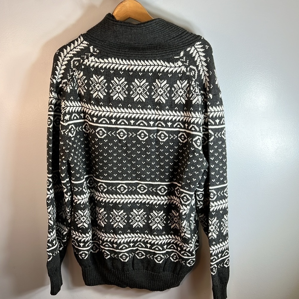 BILL Blass Wool Blend Shawl Neck Sweater Size Large NWT - Picture 5 of 9